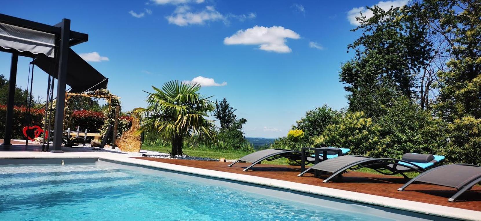 "Notre Bastide" Maison Et Table D'Hotes Traditionnelle Et Vegetarienne, Piscine, Jacuzzi, Clim, , A 5 Mn De Sarlat Marcillac-Saint-Quentin Luaran gambar